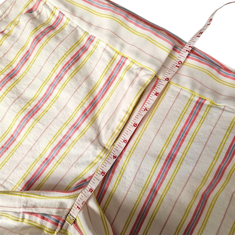 LOFT The Riviera Multicolor Striped Short - Size 12 - Picture 12 of 14